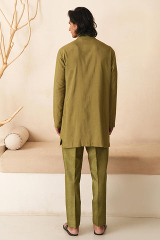 Green Kurta Set for Indian Wedding – Serenel Egor by Shreyansh Designs