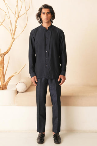 Men's Kurta Set for Indian Wedding - Blue Serenel Saimon by Shreyansh Designs