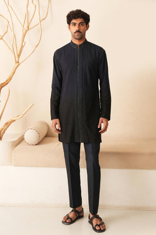 Designer Kurta Set for Indian Wedding - Blue Serenel Ravyn by Shreyansh Designs