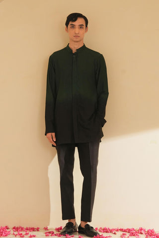 Wedding Kurta Set for Indian Wedding – Black Serenel Ilyan by Shreyansh Designs