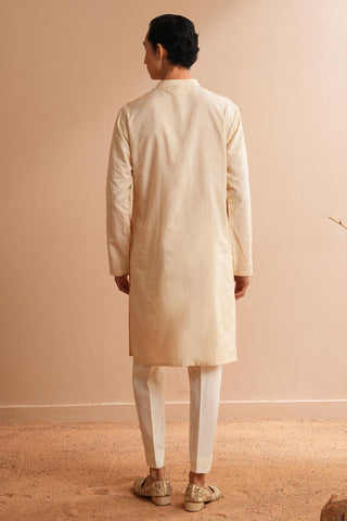 Kurta Set for Indian Wedding – Ivory Serenel Yermark by Shreyansh Designs