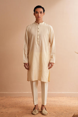 Kurta Set for Indian Wedding – Ivory Serenel Yermark by Shreyansh Designs