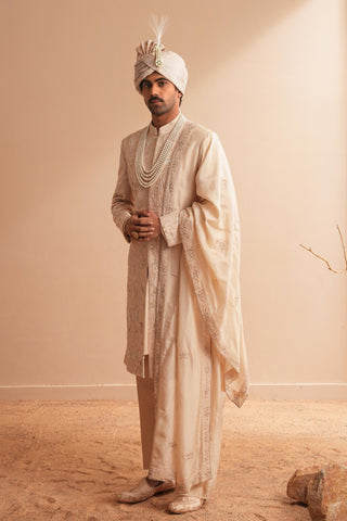 Sherwani Set for Indian Wedding – Pink Serenel Azehrain by Shreyansh Designs