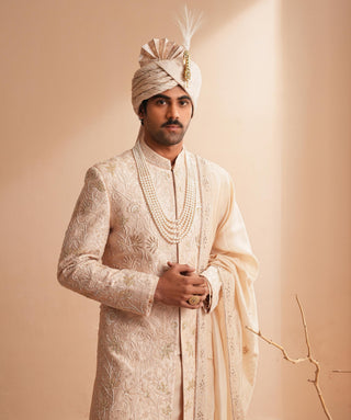 Sherwani Set for Indian Wedding – Pink Serenel Azehrain by Shreyansh Designs