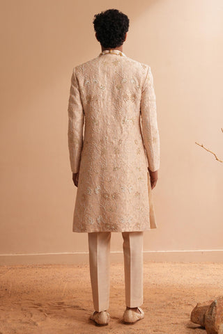 Sherwani Set for Indian Wedding – Pink Serenel Azehrain by Shreyansh Designs