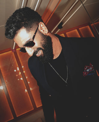 Blue classic shawl lapel double-breasted tuxedo set