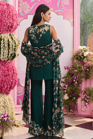 Kurta set Indian Wedding Green Rashi by Seema Thukral