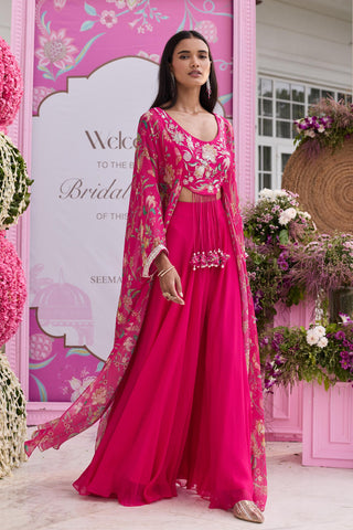 Sharara set Indian Wedding Pink Saanvi by Seema Thukral