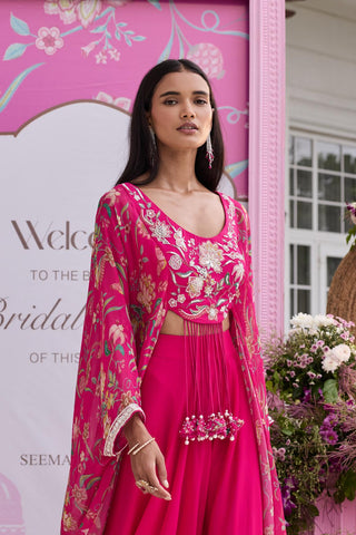 Sharara set Indian Wedding Pink Saanvi by Seema Thukral