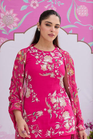 Kurta set Indian Wedding Pink Sanam by Seema Thukral