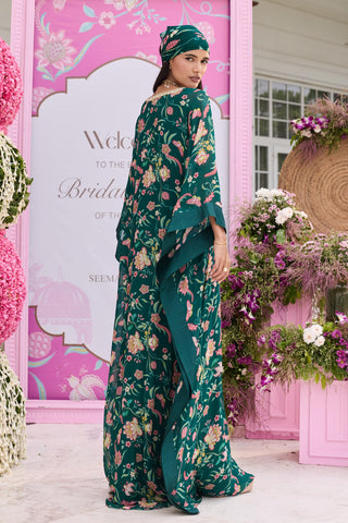 Kaftan Contemporary Wear Green Astha by Seema Thukral