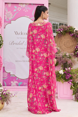 Kaftan Contemporary Wear Pink Ridhi by Seema Thukral