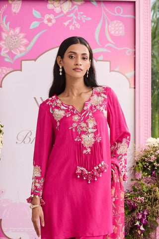 Kurta set Indian Wedding Pink Ruhi by Seema Thukral