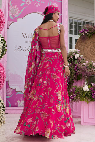 Skirt set Indian Wedding Pink Naina by Seema Thukral
