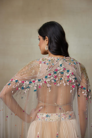 Lehenga Set Indian Wedding – Peach Stary by Shasha Gaba