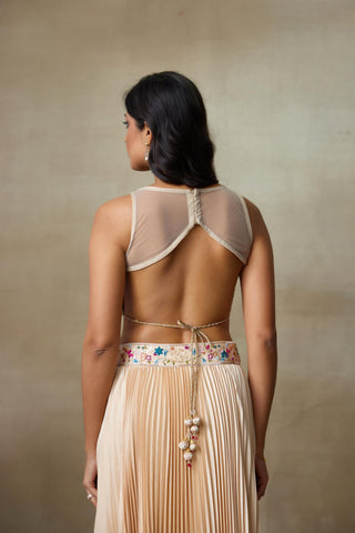 Lehenga Set Indian Wedding – Peach Stary by Shasha Gaba