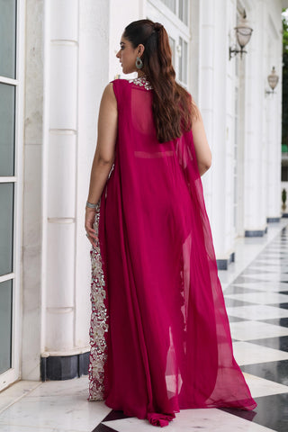 Jacket saree Indian Wedding – Pink Anmol by Seema Thukral