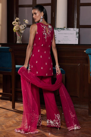 Festive kurta set Indian Wedding – Pink Anchal by Seema Thukral