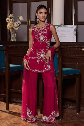 Festive kurta set Indian Wedding – Pink Anchal by Seema Thukral
