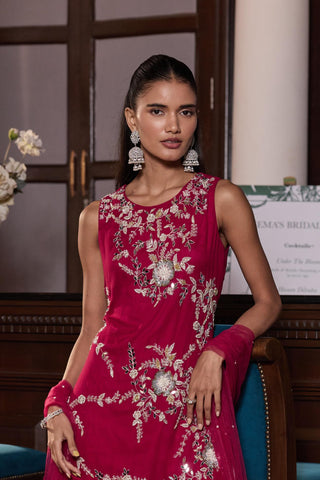 Festive kurta set Indian Wedding – Pink Anchal by Seema Thukral