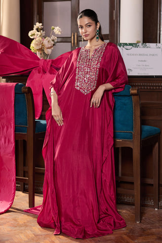 Draped kaftan Indian Wedding – Pink Sahiba by Seema Thukral