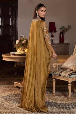 Kaftan Contemporary Wear Gold Heer by Seema Thukral