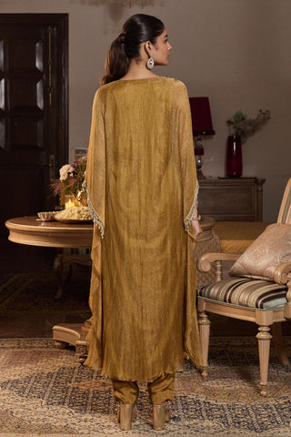 Kaftan Contemporary Wear Gold Amrita by Seema Thukral