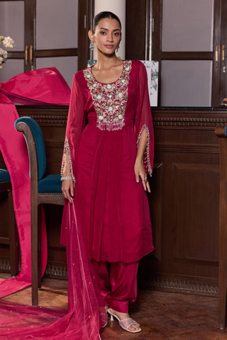 Kurta set Indian Wedding – Pink Gurbani by Seema Thukral