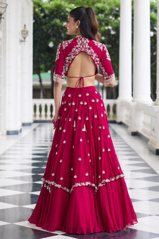Lehenga set Indian Wedding – Pink Shivika by Seema Thukral