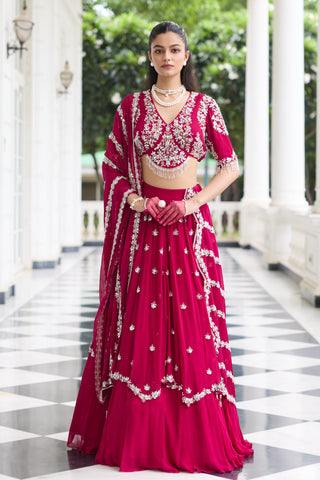Lehenga set Indian Wedding – Pink Shivika by Seema Thukral