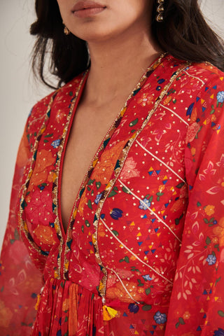 Kurta set for women for Indian Wedding – Kesh dinchariya kurta set by Shasha Gaba