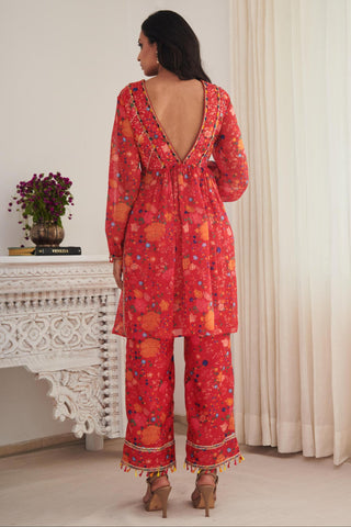 Kurta set for women for Indian Wedding – Kesh dinchariya kurta set by Shasha Gaba