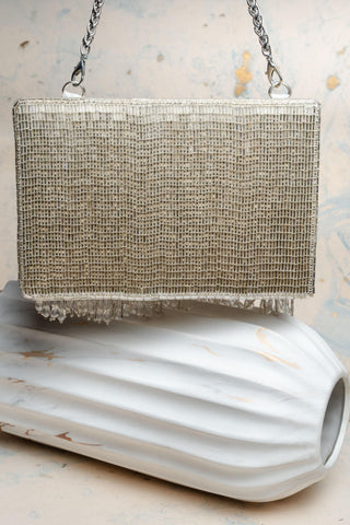 Silver salli en vie kasse bag