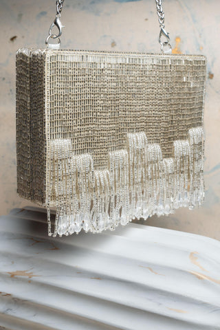 Silver salli en vie kasse bag