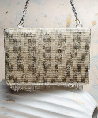 Silver salli en vie kasse bag