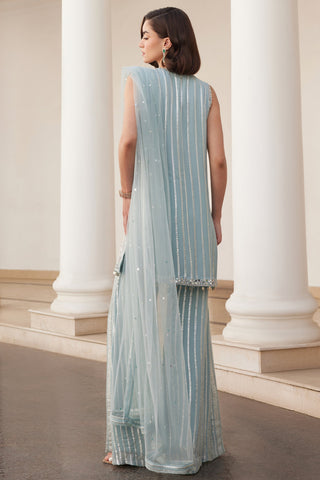 Blue twin flames kurta set