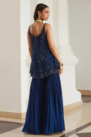 Blue twin flames biased sharara set