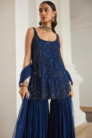 Blue twin flames biased sharara set