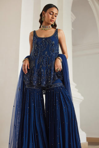 Blue twin flames biased sharara set