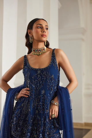 Blue twin flames biased sharara set