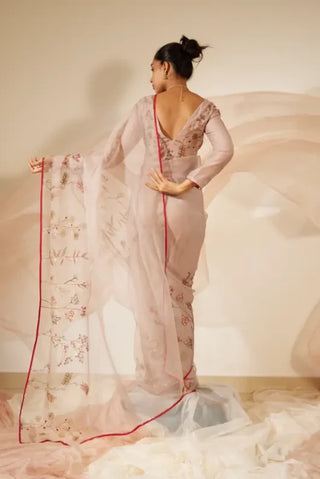 Gray Gul Saree