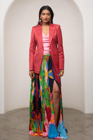 Blazer Set for Contemporary Wear - Multicolor Siro Sena by Advait
