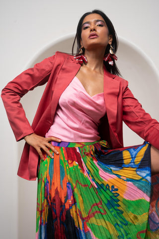 Blazer Set for Contemporary Wear - Multicolor Siro Sena by Advait
