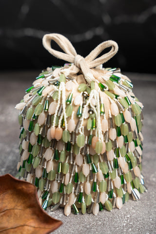 Designer Potli Bag Indian Wedding – Serenity Mint Maritime by Nayaab by Sonia