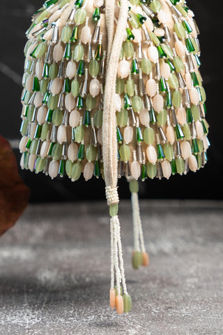 Designer Potli Bag Indian Wedding – Serenity Mint Maritime by Nayaab by Sonia