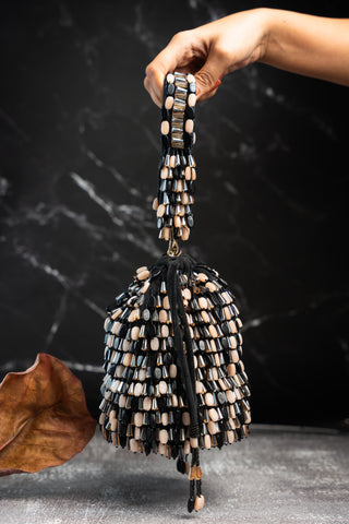 Embroidered Potli Bag Indian Wedding – Serenity Nautical by Nayaab by Sonia