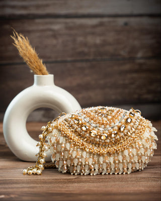 Embroidered Potli Bag Indian Wedding – Serenity Radiance by Nayaab by Sonia