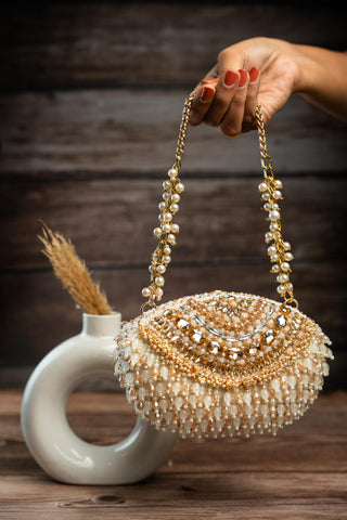 Embroidered Potli Bag Indian Wedding – Serenity Radiance by Nayaab by Sonia
