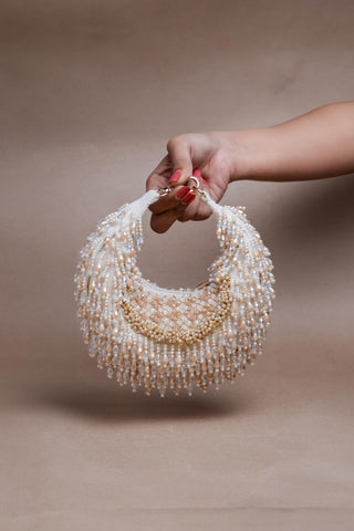 White serinity sailor lattice oceanic bag