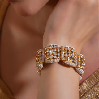 Moti Bracelet for Indian Weddings – Ivory Sitara by Amraani